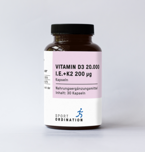 Vitamin D3 20.000 I.E. + K2 200µg Kapseln